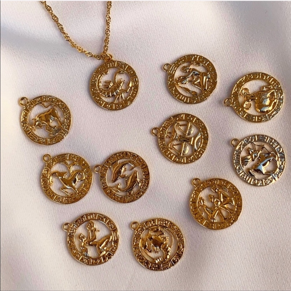 Zodiac Coin Pendant